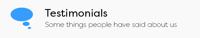 Testimonials